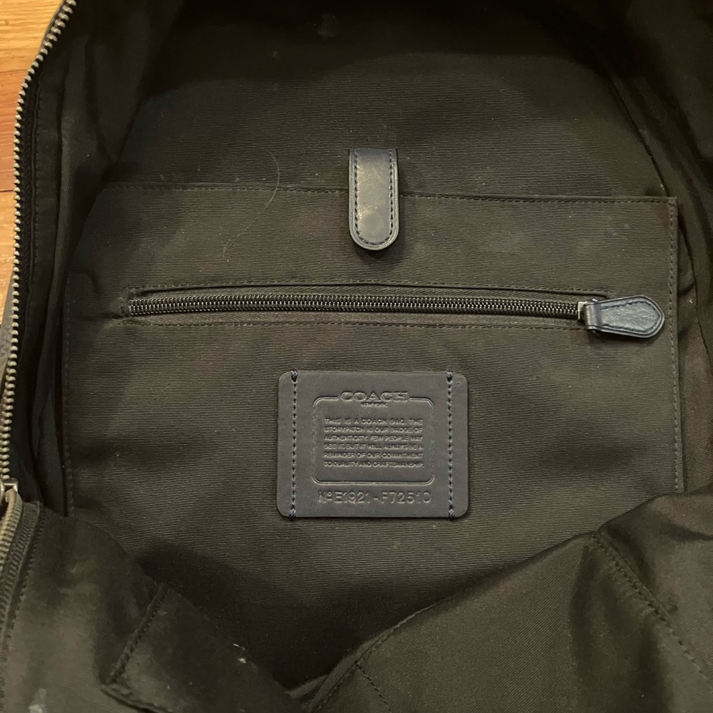 Coach Leather Backpack - Picture 7 of 10